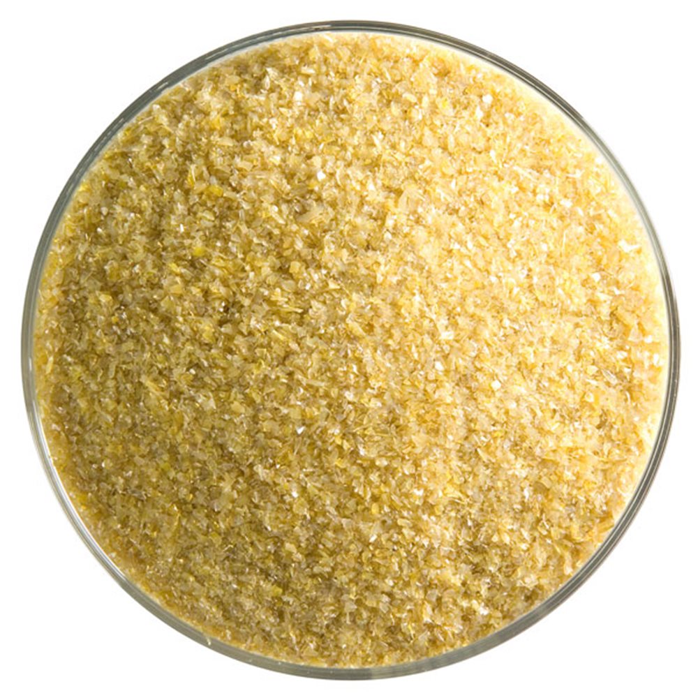 Bullseye Frit - Golden Green - Fin - 2.25kg - Opalescent