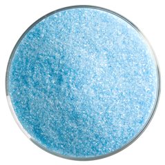 Bullseye Frit - Light Turquoise Blue - Fin - 2.25kg - Transparent