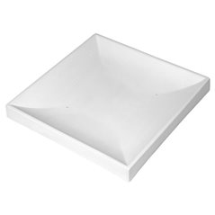 Sloped Square Plate - 21.8x21.7x2.6cm - Fusing Form