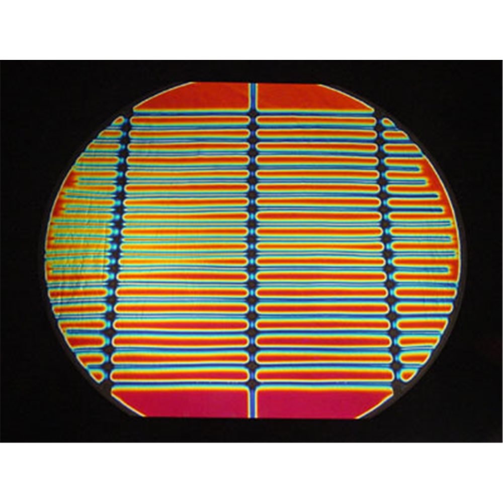 Dichroic - Rainbow A - Stripes - 1/4 Plaque