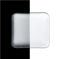 Bullseye Frit - Clear Irid Rainbow - Powder - 450g - Transparent