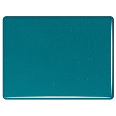 Bullseye Peacock Blue - Transparent - 3mm - Fusible Glass Sheets