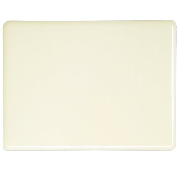 Bullseye Warm White - Opaleszent - 2mm - Thin Rolled - Fusing Glas Tafeln