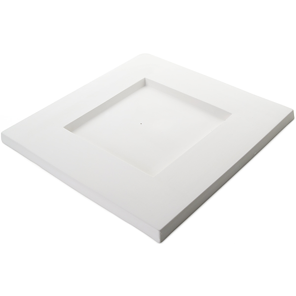 Square Platter - 37.4x37.5x2cm - Base: 19.8cm - Fusing Mould