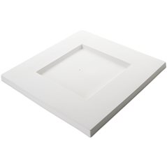 Square Platter - 37.4x37.5x2cm - Basis: 19.8cm - Fusing Form