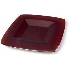 Round Edge Square Platter - 36.5x36.5x2.9cm - Base: 23x23cm - Moule pour Fusing