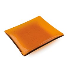 Sloped Square Plate - 21.8x21.7x2.6cm - Moule pour Fusing