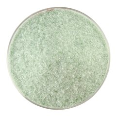 Bullseye Frit - Mint Green Opalescent & Aventurine Green Transparent - 2-Color Mix - Fein - 2.25kg  - Streaky