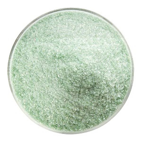 Bullseye Frit - Mineral Green - Fein - 450g - Opaleszent        