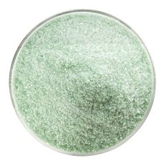 Bullseye Frit - Mineral Green - Fein - 450g - Opaleszent        