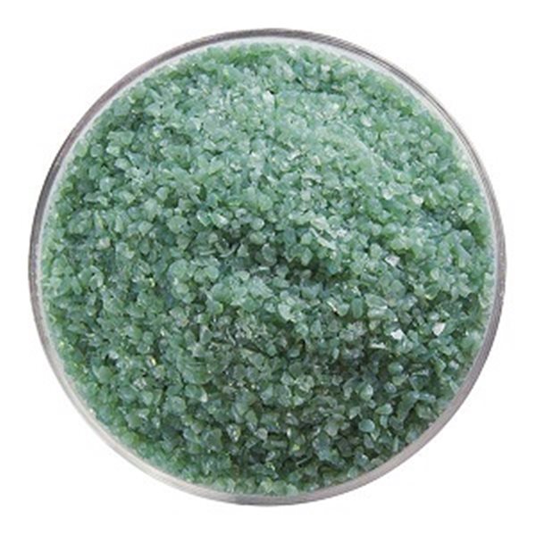 Bullseye Frit - Mineral Green - Moyen - 450g - Opalescent      